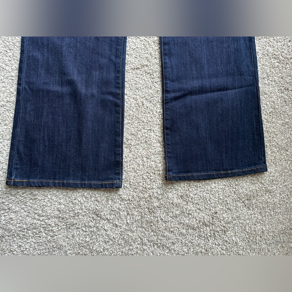 Women’s Kate & Mallory Dark Wash Stretch Denim Wide Leg Boot Cut Jeans - Picture 5 of 8